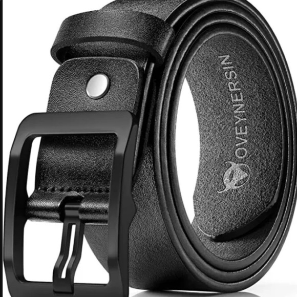 Accessories Mens Belt Black Leather Dress Belts Man Full Grain